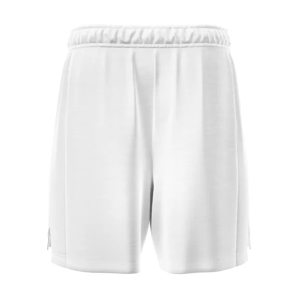 White Blank Shorts Isolated White Background — Stock Photo, Image