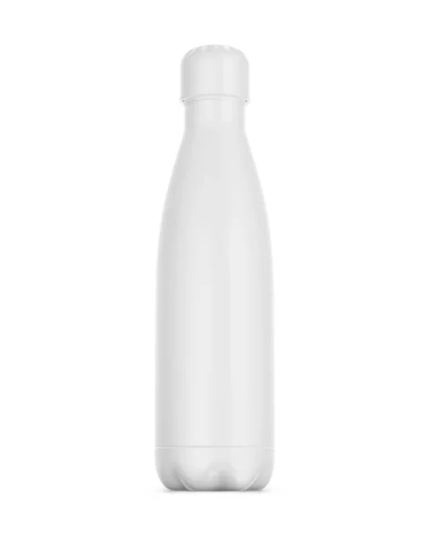 Белая Бутылка Воды Белом Фоне — стоковое фото