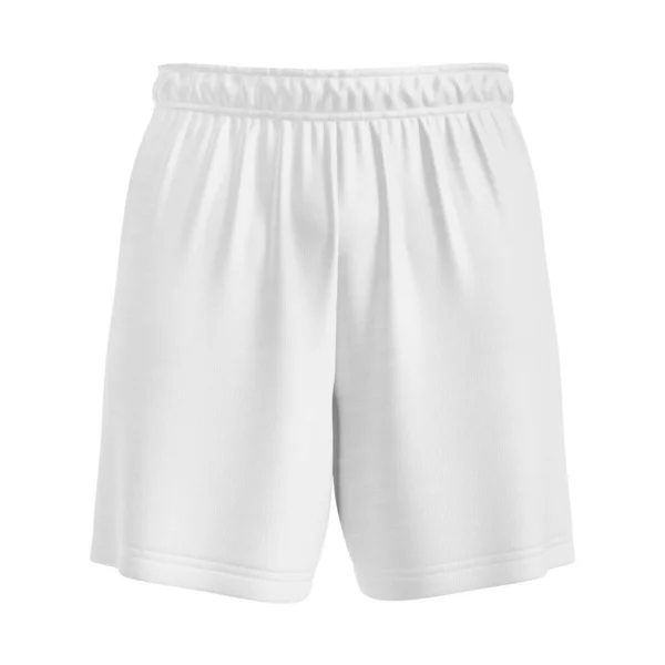 Pantalones Cortos Blancos Blanco Aislados Sobre Fondo Blanco —  Fotos de Stock