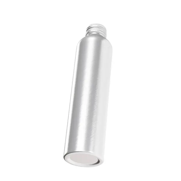 Aluminium Bottle Image Isolated White Background — Stock Photo, Image