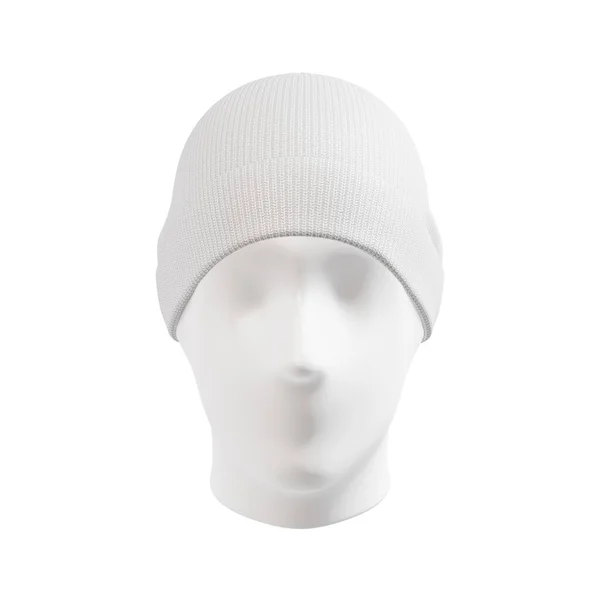 Beanie Hat Mannequin Isolated White Background — Stock Photo, Image