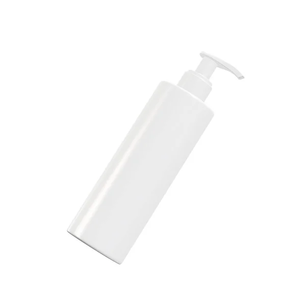 Blank Cosmetic Pump Bottle Isolated White Background — Stock Photo, Image