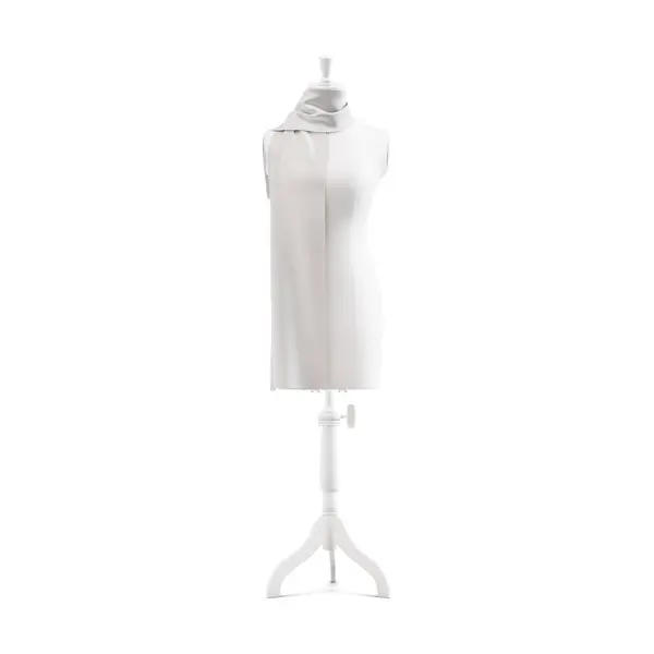 Blank Mannequin Scarf Image Isolated White Background — Stock Photo, Image