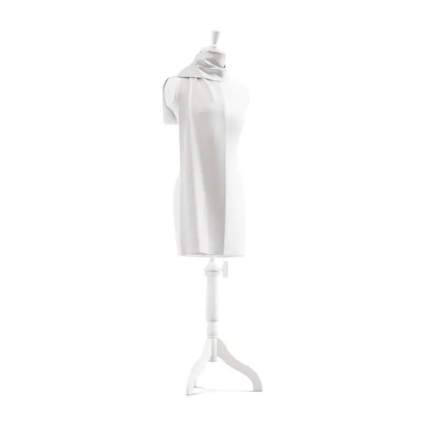 Blank Mannequin Scarf Image Isolated White Background — Stock Photo, Image
