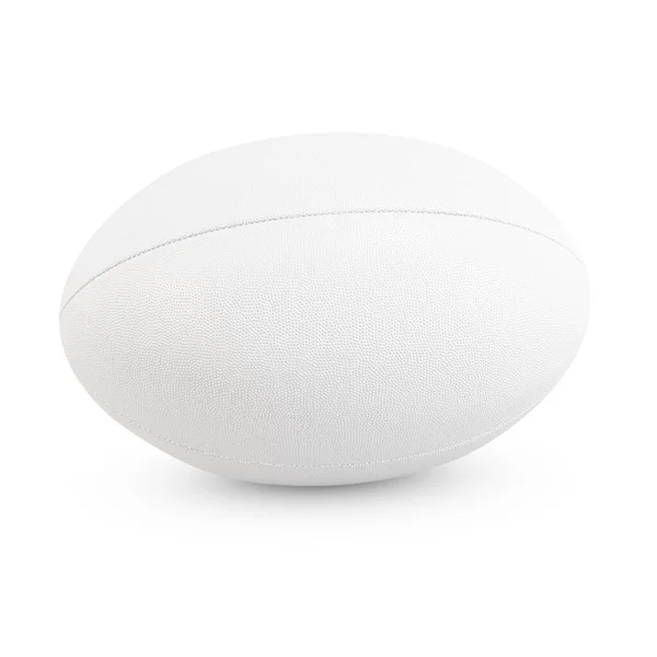 白い背景に隔離されたラグビーのボール — ストック写真