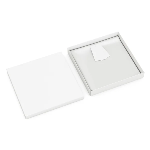 Image Box Scarf Isolated White Background — Stock Photo, Image