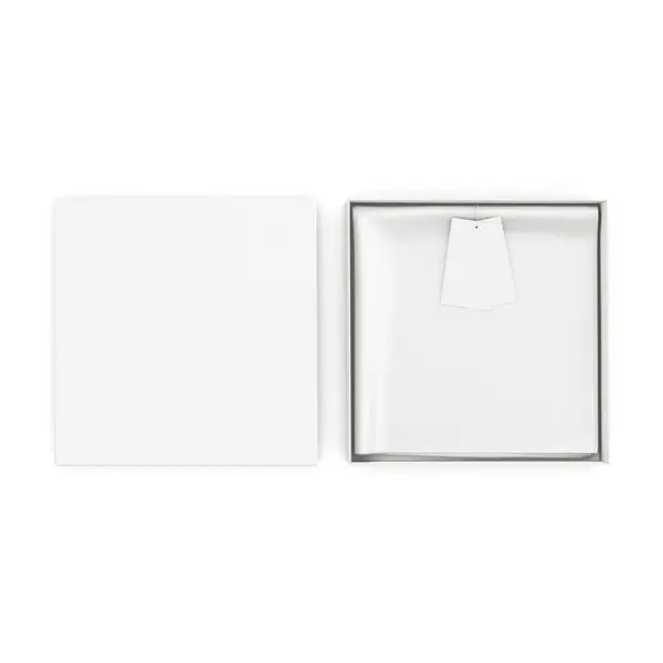 Image Box Scarf Isolated White Background — Stock Photo, Image