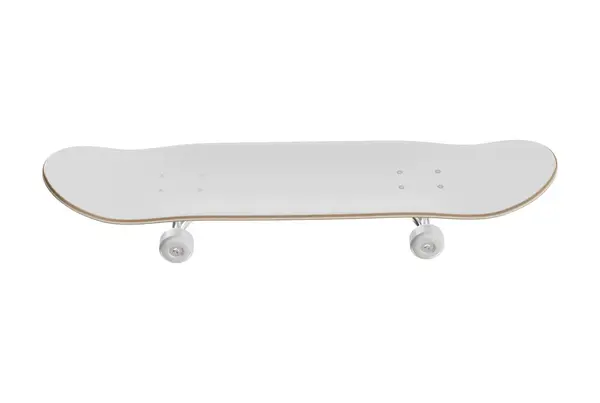 Bílé Pozadí Skateboard Izolované — Stock fotografie