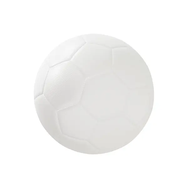 Białe Tło Odizolowanym Obrazem Piłki Nożnej — Zdjęcie stockowe