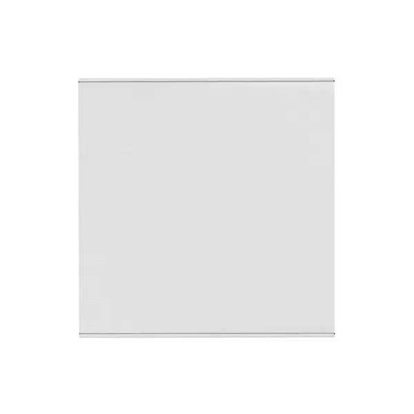 Uma Imagem Caixa Ondulada Quadrada Branca Isolada Fundo Branco — Fotografia de Stock