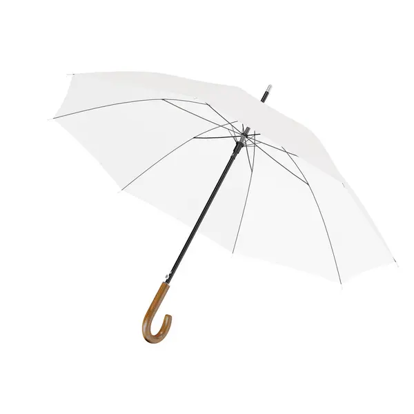 White Umbrella Isolated White Background — Stock Photo, Image