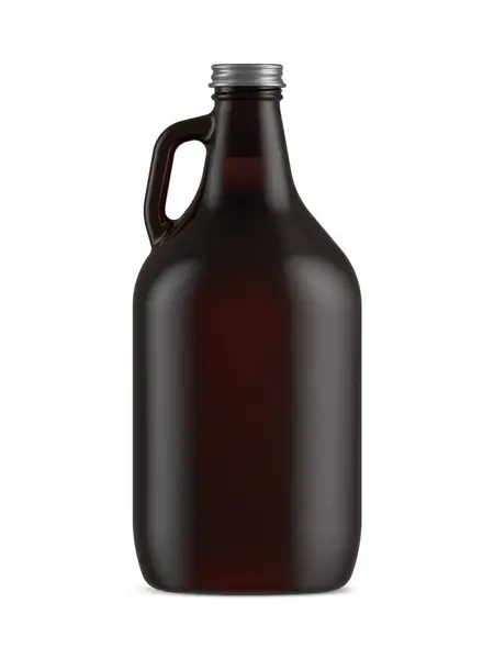 Image Beer Bottle Type Growler White Background — Stock Photo, Image