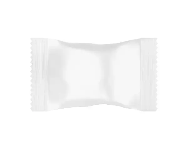 Beyaz Arkaplanda Izole Edilmiş Bir Beyaz Şeker Paketi Resmi Telifsiz Stok Imajlar