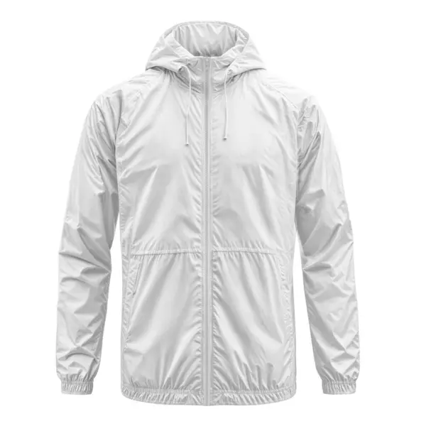 stock image An image of a White Windbreaker isolated on a white background