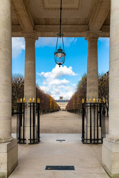 Paris Der Palais Royal Innenhof Mit Säulen — Stockfoto