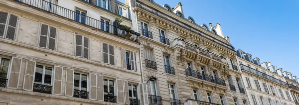 Париж Розкішний Парафіяльний Фасад Окрузі Шикарному Районі Центрі — стокове фото