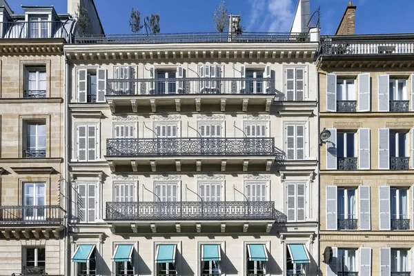 Parijs Prachtige Bouwplaats Madeleine Het Arrondissement Een Luxe Wijk — Stockfoto