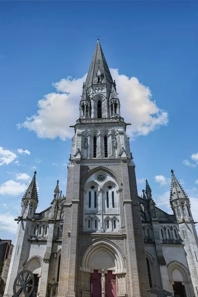 stock image Nantes, beautiful city in France, the Saint-Nicolas basilica, in the historic center