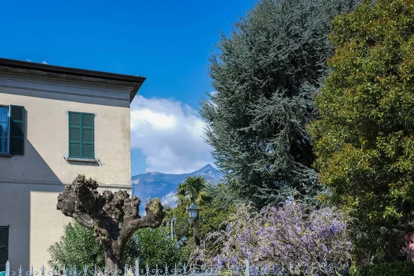 Bellagio Dorp Comomeer Italië Typische Huizen Het Historische Centrum — Stockfoto