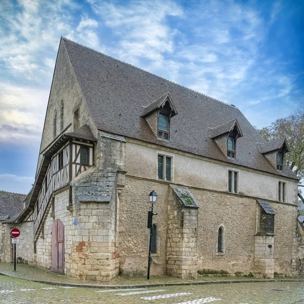 フランスの中世都市ブルージュ 歴史的中心部の古い家 — ストック写真