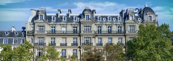 Παρίσι Όμορφο Κτίριο Boulevard Courcelles Μια Πολυτελή Περιοχή — Φωτογραφία Αρχείου