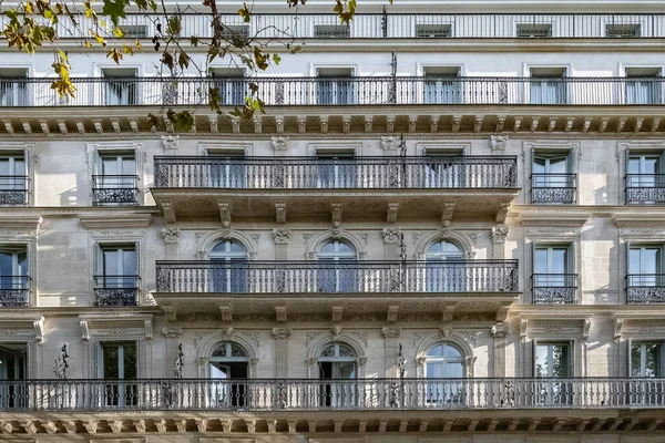 Parigi Bel Viale Malhesherbes Edificio Quartiere Lusso Nel Centro — Foto Stock