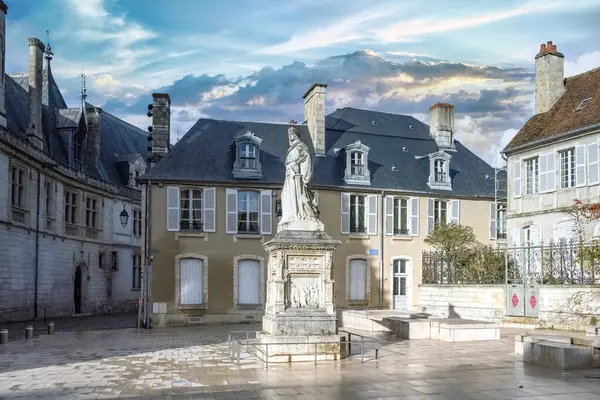 Bourges Middeleeuwse Stad Frankrijk Oude Gebouwen Het Centrum — Stockfoto