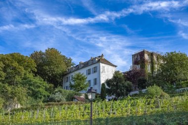 Paris, Montmartre üzüm bağları Sonbaharda, turistik bir yer