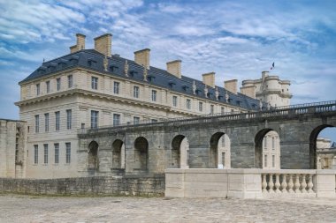 Vincennes in France, the beautiful French royal castle in the center