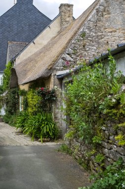 Brittany, Ile aux Moines Adası, sazdan kulübe