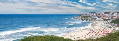 San pedro de moel, Portekiz 'de, güzel bir plajı olan köy tünemişti.