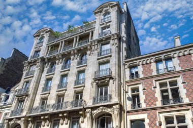 Paris, 16. bölgedeki güzel binalar, Pompe sokağı, lüks bir mahalle.