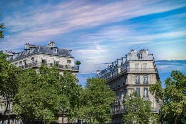 Paris, 16. bölgedeki güzel binalar, Victor-Hugo, lüks bir mahalle.