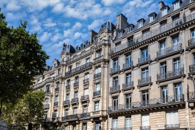 Paris, 16. bölgedeki güzel binalar, Pompe sokağı, lüks bir mahalle.