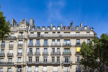 Paris, 16. bölgedeki güzel binalar, Pompe sokağı, lüks bir mahalle.