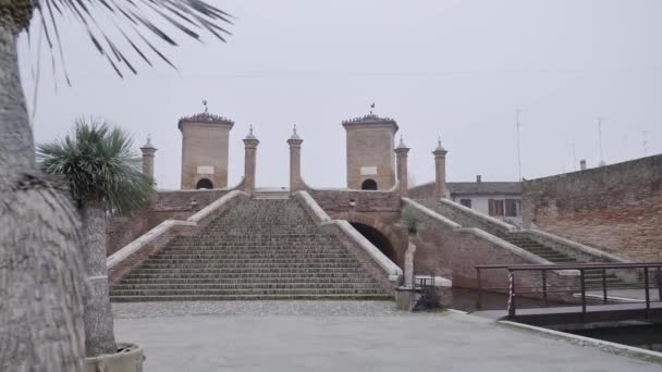 View Trepponti Comacchio Emilia Romagna — Stok video