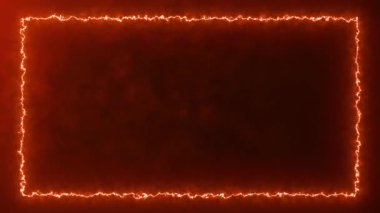 Kırmızı enerji hareketli çizgilerin arkaplan ve çerçevesi