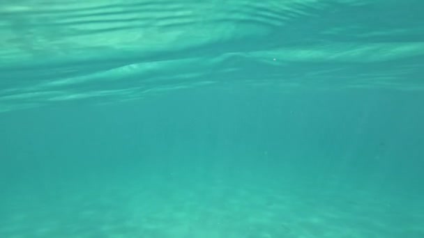 Κάτω Από Γαλάζια Θάλασσα — Αρχείο Βίντεο