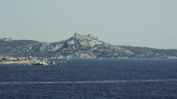 Bear Palau Capo Dorso Granite Promontory Located North Western Coast — Stock Video