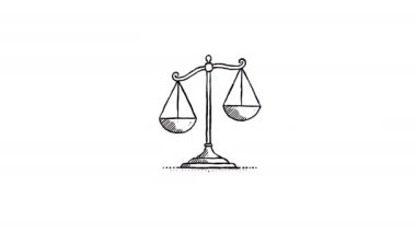 Toplumda adalet ve eşitliğin güçlü bir sembolü olarak hizmet eden dengeli bir ölçekin ikonik bir gösterimi