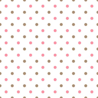 Kusursuz Pastel Polka Noktaları Arkaplanı
