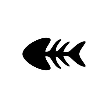 Fishbone Vektör Simgesi illüstrasyonu