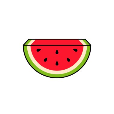 fresh watermelon fruit isolated icon vector illustration design 