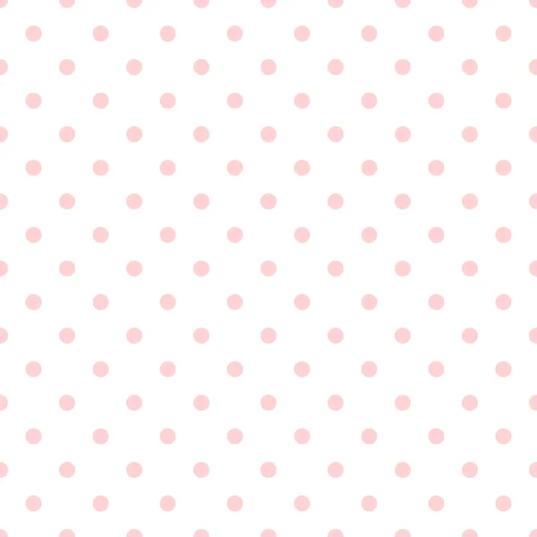 Nahtlose Rosa Tupfen Muster Hintergrund — Stockvektor