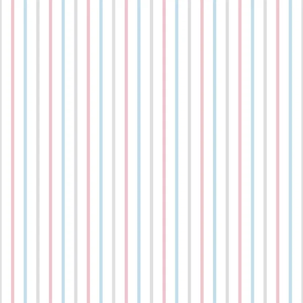 Nahtloser Musterhintergrund Mit Rosa Grauen Und Blauen Streifen Vektorillustration — Stockvektor