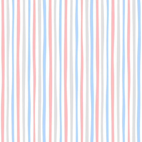Rosa Grau Und Blau Abstrakte Linien Nahtloser Musterhintergrund Vektor Illustration — Stockvektor