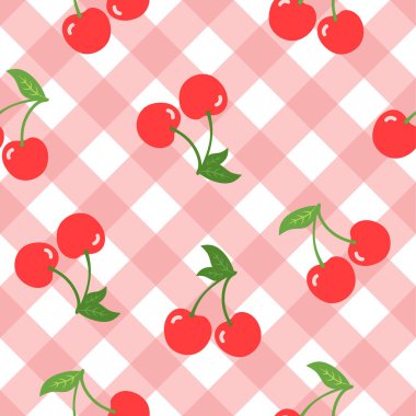 Kusursuz Kiraz Kalıbı Vektörü