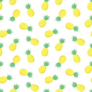 Ananas sorunsuz vektör desen