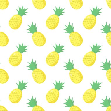 Ananas sorunsuz vektör desen