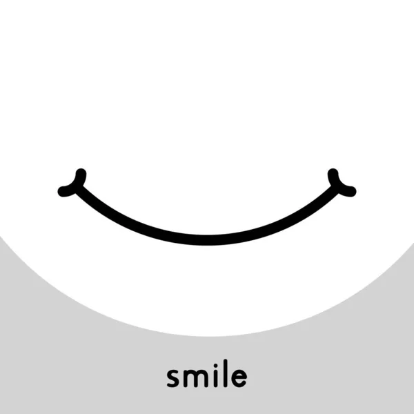 Smile Icon Plantilla Logo Diseño Vectores — Archivo Imágenes Vectoriales